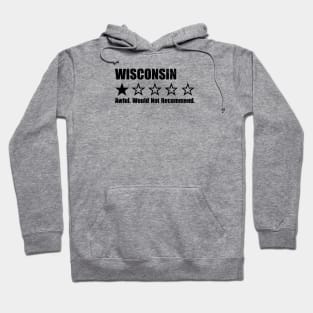 Wisconsin One Star Review Hoodie